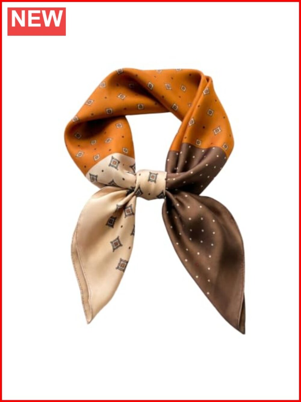 Satin Square Scarf 27.5" Silk Feel Head Bandana Hair Neck Wrap